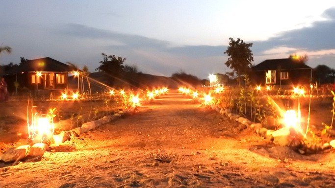 Fire at Rajasthan Resort