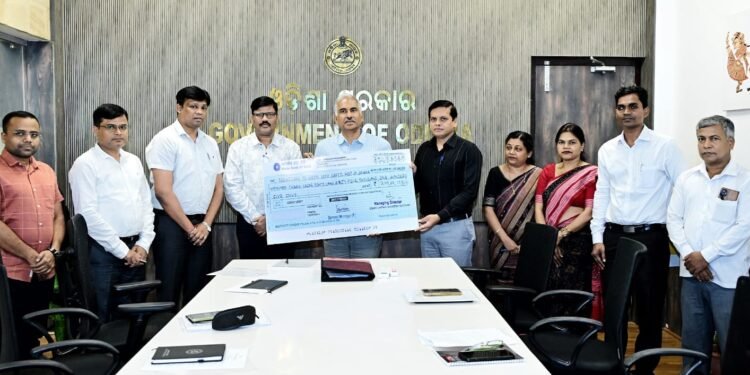 ଓଡ଼ିଶା ରାଜ୍ୟ ପଣ୍ୟାଗାର ନିଗମ ଲାଭାଂଶ ପ୍ରଦାନ